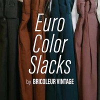Euro Color Slacks | Vintage.City 古着屋、古着コーデ情報を発信
